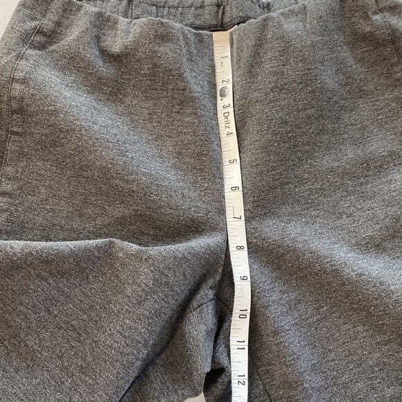 J Jill Ponte Slim Leg Gray Pant Knit Pullon Charcoal Gray Side Slit Size S Tall - Picture 15 of 16
